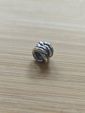 Pandora Silver Knot Round Charm Bead - Women Jewelry
